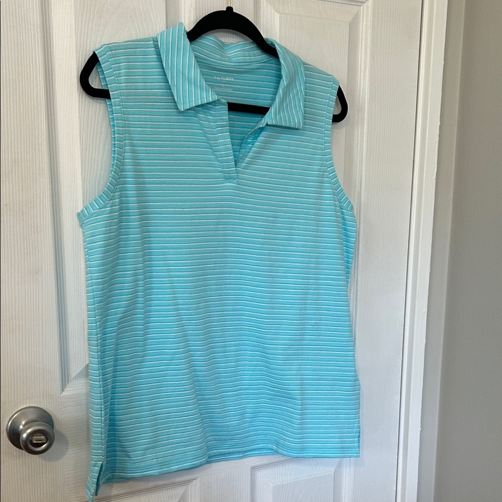 NWT Talbots Sleeveless Polo